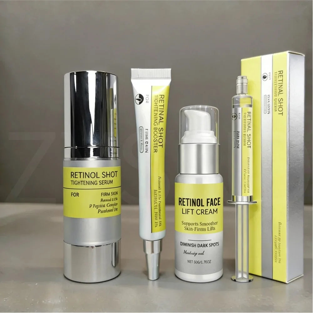 Retinol Serum Nourishes Moisturizes Firms the Skin Reduces Fine Lines and Dark Circles Minimizes Pores Antioxidant Anti-Aging
