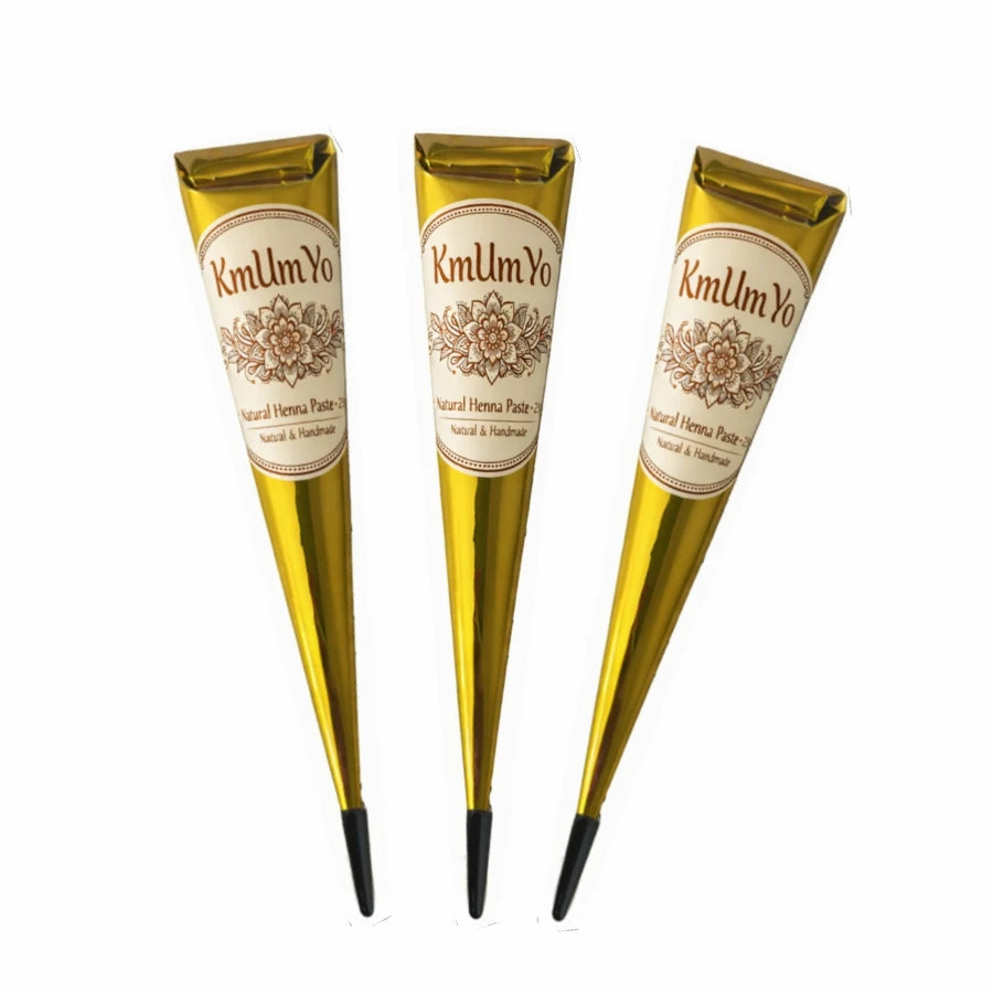 1/3Pcs Henna, Brown, Black, Red, Henna, Temporary Henna ,Semi-Permanent Henna Henna Art