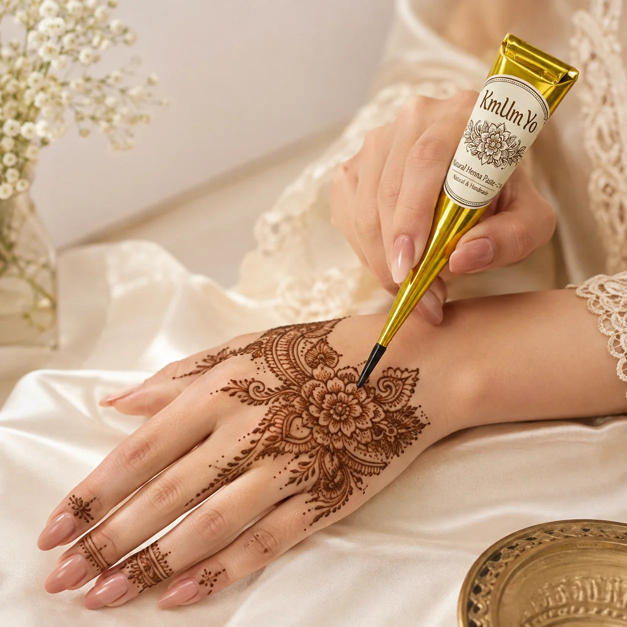 1/3Pcs Henna, Brown, Black, Red, Henna, Temporary Henna ,Semi-Permanent Henna Henna Art