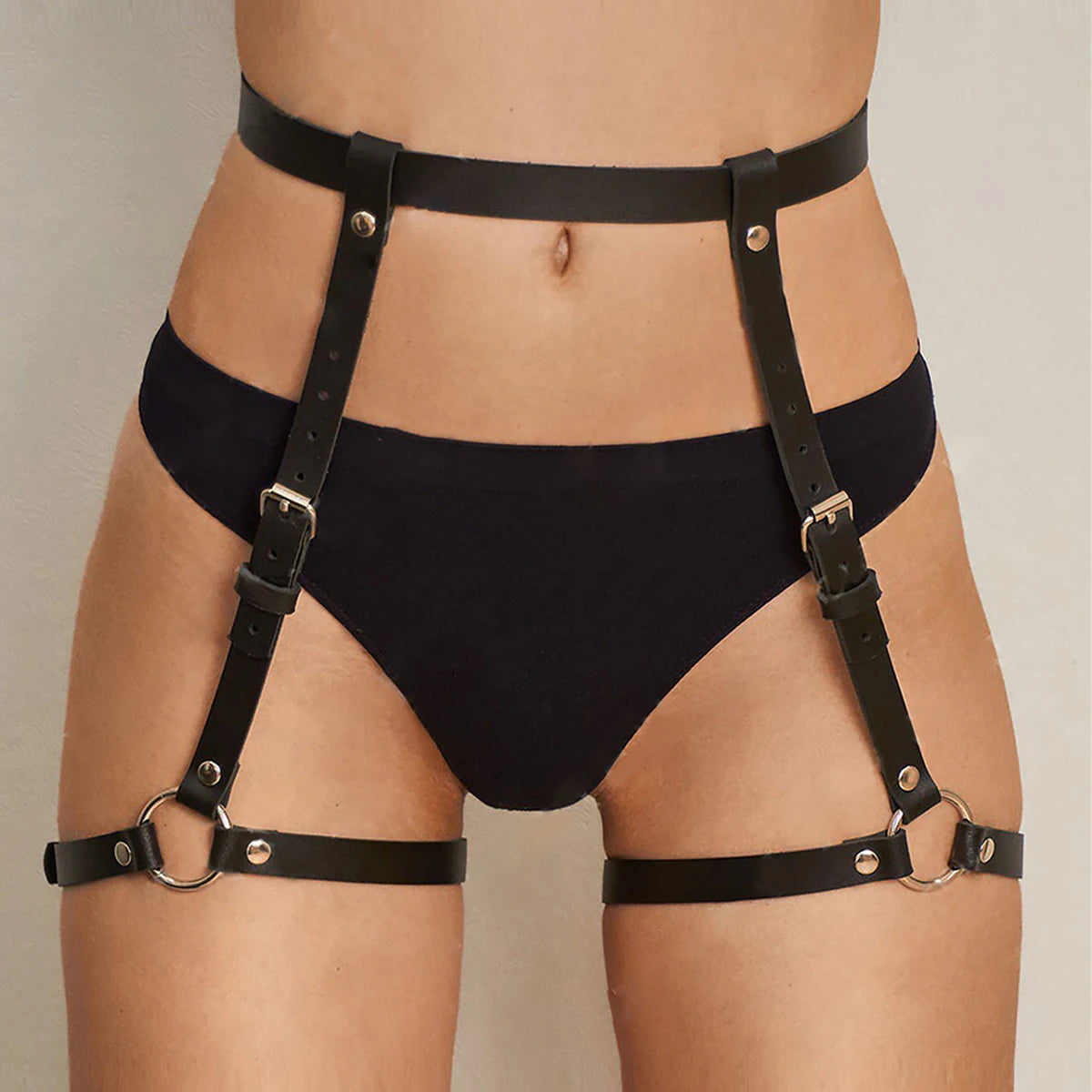 Leg Harness Bandage Sexy Thigh Garter Women Hip Harness Belt Gothic Sword Belt BDSM Fetish Clothing Adult Erotic Garter Harness
