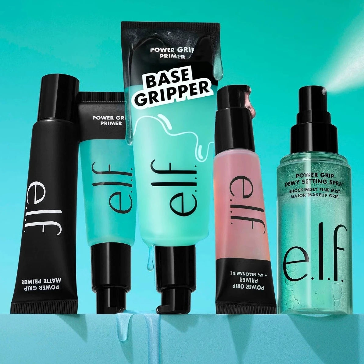 75Ml ELF Power Grip Primer Jumbo Texture Refreshing Easy Absorb Moisturize Facial Firming Purifying Hydrating Smoothing Skin