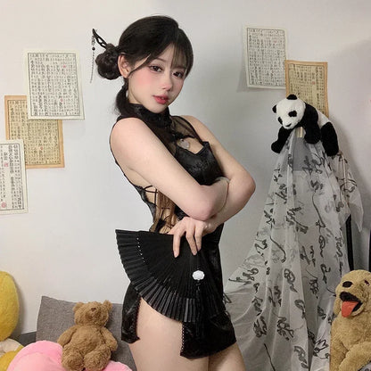 Cheongsam Dress Female Sexy Underwear Cheongsam Uniform Anime Nightclub