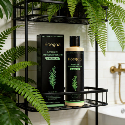 Rosemary Hydrolyzed Keratin Shampoo Strengthening Hair Cleaning Lightweight Hair Loss Treatment Hair Regrowth Shampoo