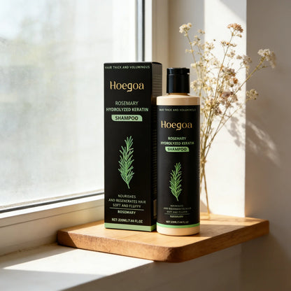 Rosemary Hydrolyzed Keratin Shampoo Strengthening Hair Cleaning Lightweight Hair Loss Treatment Hair Regrowth Shampoo