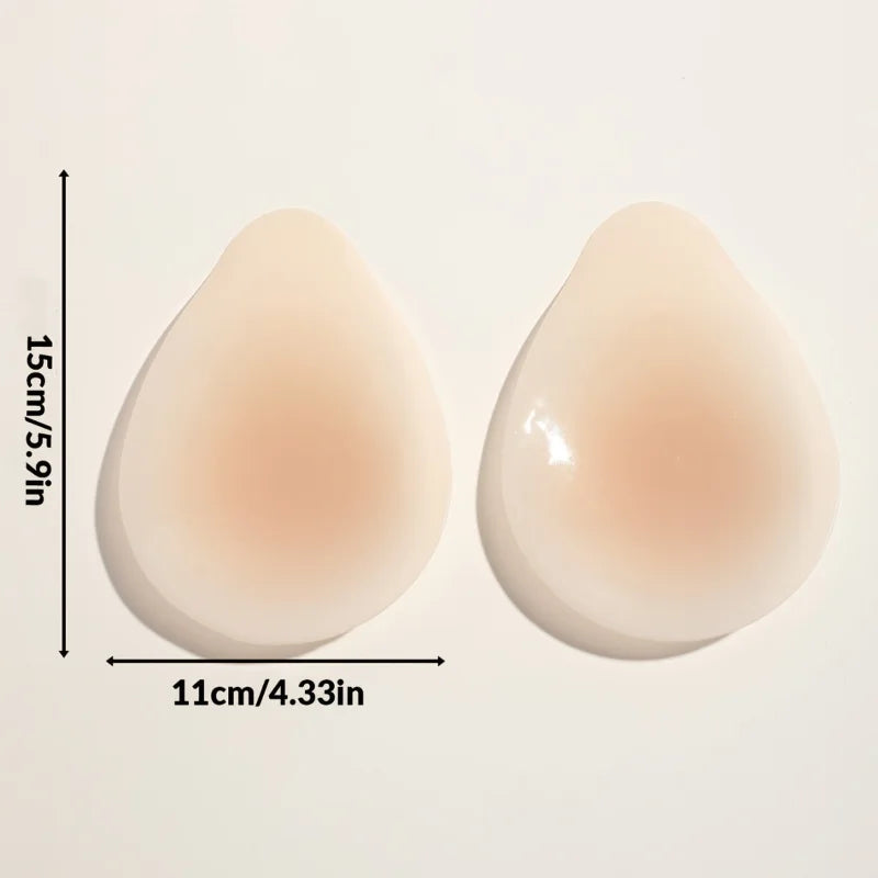 Invisible Self-Adhesive Nipple Covers Anti-Friction Washable Perfect for Summer Swimwear Beach Pool & Daily Wear Drop-Shaped