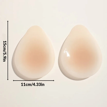 Invisible Self-Adhesive Nipple Covers Anti-Friction Washable Perfect for Summer Swimwear Beach Pool & Daily Wear Drop-Shaped
