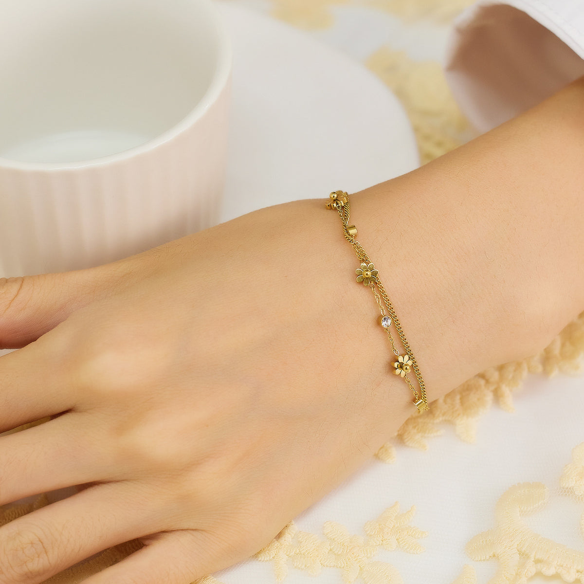 Aureline Gold-Tone Bracelet