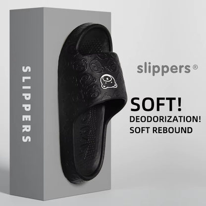 Summer Home Use EVA Slippers for Women Cute Cartoon Design Indoor Comfortable Slip-On Shoes