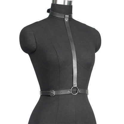 PU Leather Harness Garters Sexy Lingerie Women Bdsm Bondage Body Belt Harajuku Gothic Clothes Erotic Corset Harness Belts