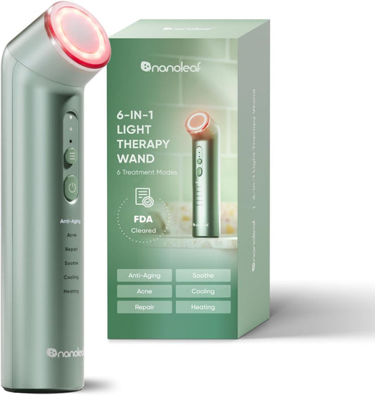 Éclat LED and microcurrent facial wand
