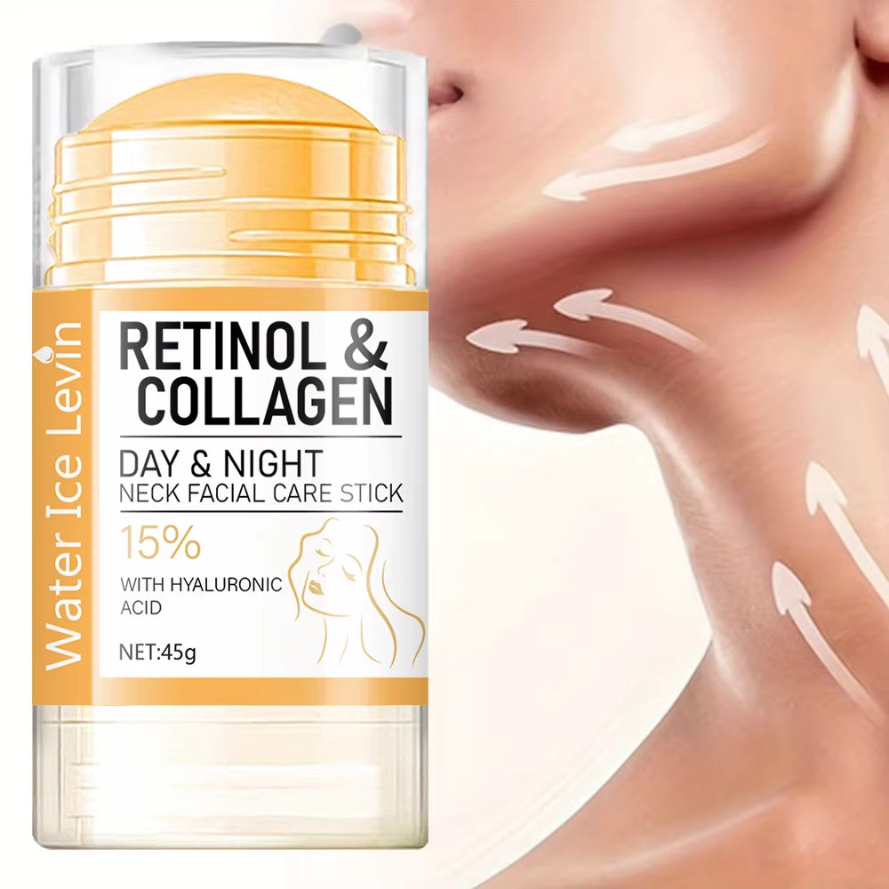 Retinol and Collagen Face and Neck Cream, Lifts the Neck, Tightens and Moisturizes the Skin, Intensely Hydrates the Skin of the Neck and Face, and Reduces the Appearance of Neck Lines