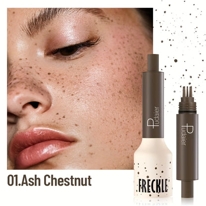 Freckle Stamp Makeup Pen Waterproof, Natural Look Dot Freckles, Long Lasting, Sweatproof, Beginner Friendly