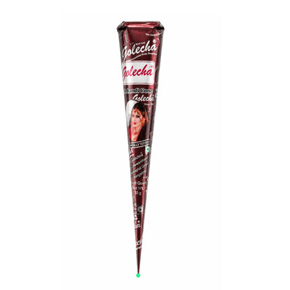 GOLECHA Brown Henna Freckle Tattoo Paste 30G Natural Body Paint Cone for Faux Freckles Temporary Tattoo Skin Tint Mehndi Art