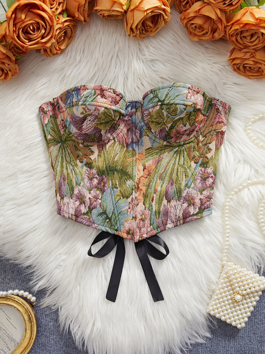 Multi-Color Underwired Corset for Women Sexy Off-Shoulder Tummy Control Shapewear Slimming Top in Sizes S to XL Hot Sale