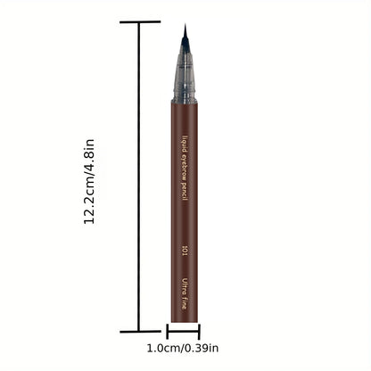 Ultra-Fine Ultra-Fine Eyebrow Pencil Waterproof Professional Sweat-Proof Liquid Eyeliner Eyebrow Dual-Purpose Durable Makeup Art