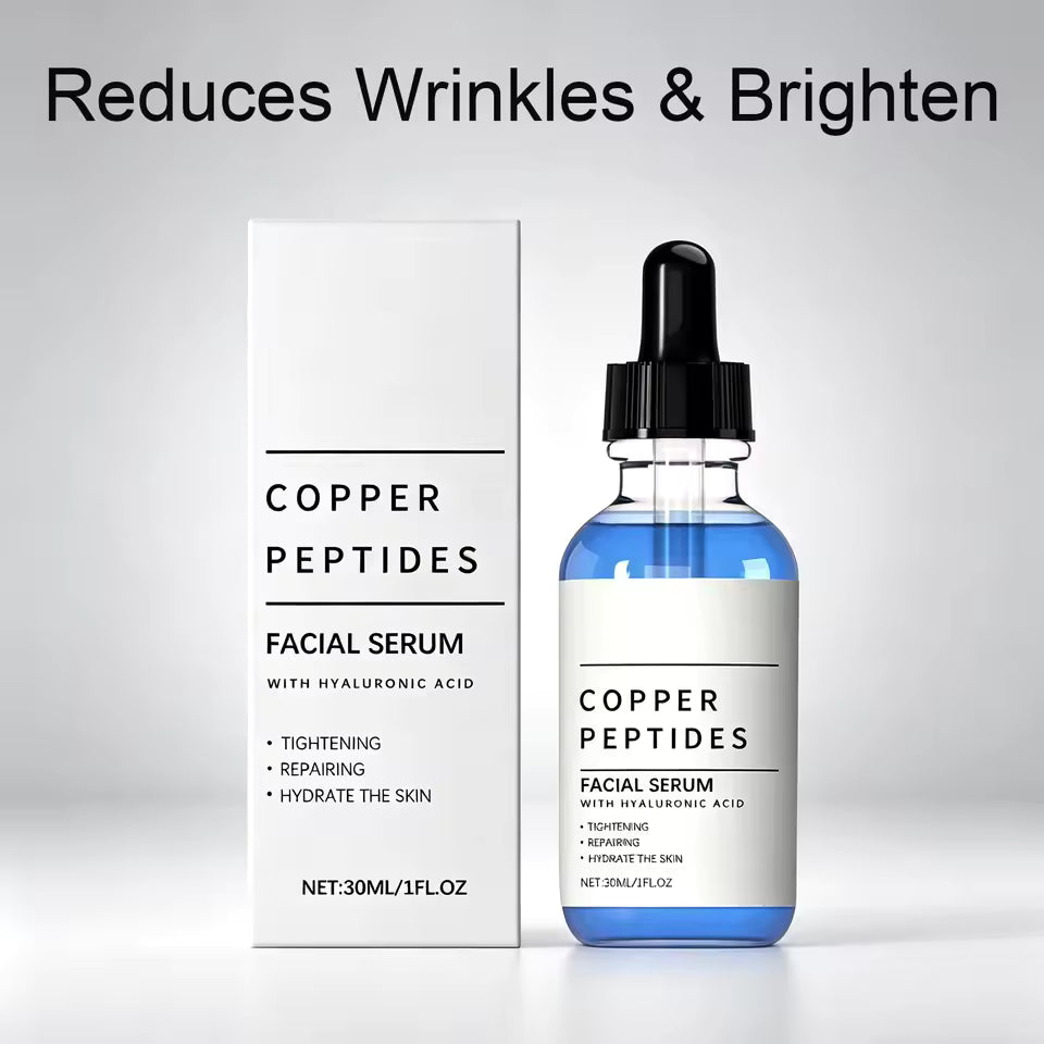 Copper Peptide + Hyaluronic Acid Facial Serum 30ml