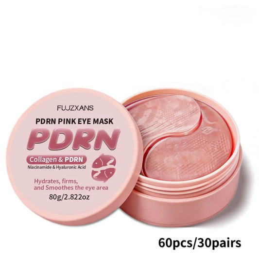 PDRN Pink Under-Eye Mask for Dark Circle and Puffiness Slip-Resistant Eye Patches with Collagen Leave Skin Looking Youthful.