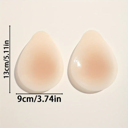 Invisible Self-Adhesive Nipple Covers Anti-Friction Washable Perfect for Summer Swimwear Beach Pool & Daily Wear Drop-Shaped