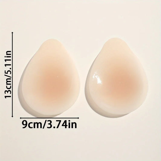 Invisible Self-Adhesive Nipple Covers Anti-Friction Washable Perfect for Summer Swimwear Beach Pool & Daily Wear Drop-Shaped