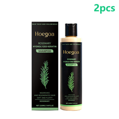 Rosemary Hydrolyzed Keratin Shampoo Strengthening Hair Cleaning Lightweight Hair Loss Treatment Hair Regrowth Shampoo