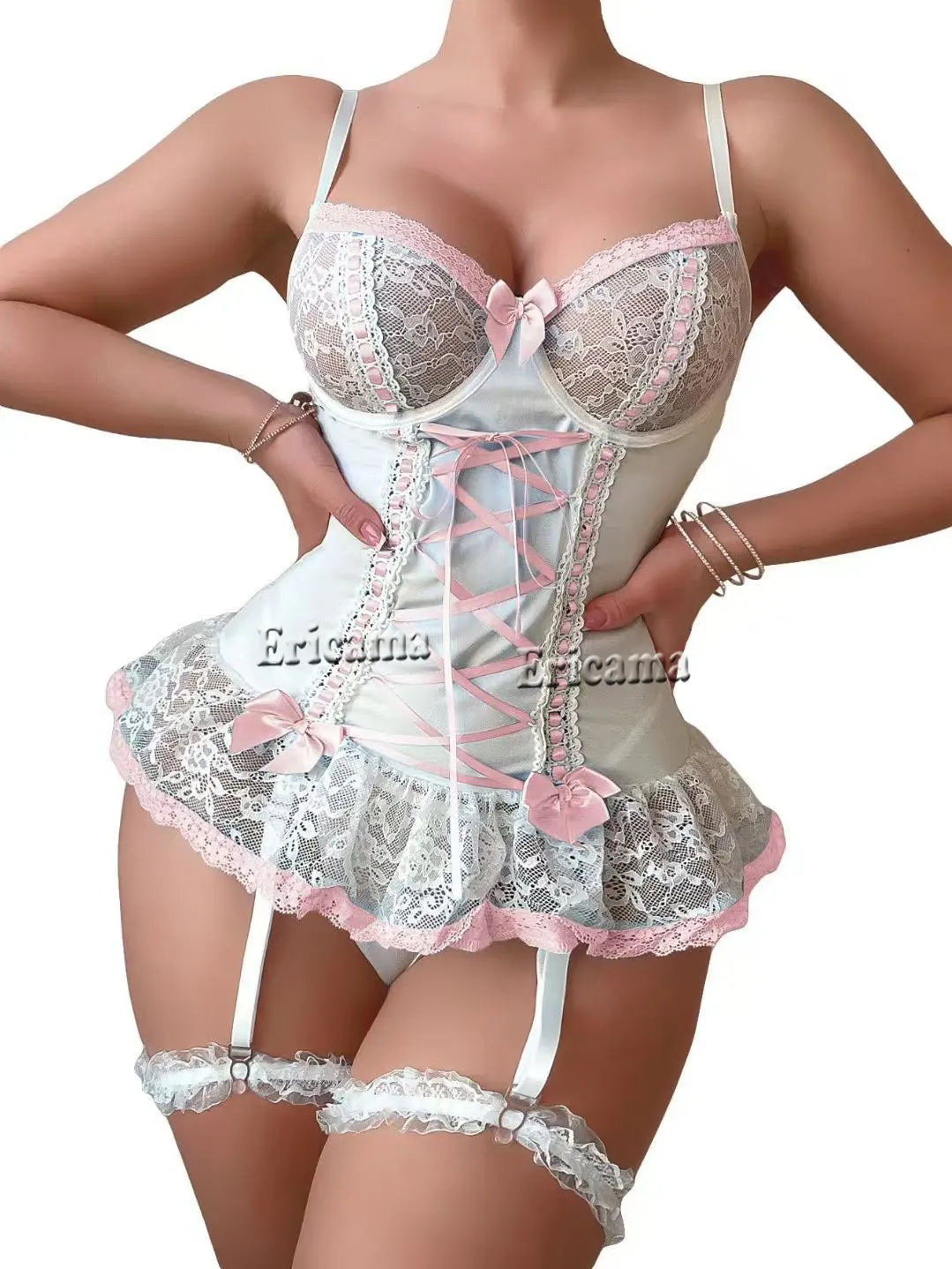 Erotic Sexy Lace Bras Sets Babydoll Underwear Transparent Bra Exotic Sets Sexy Woman Porn Sensual Costumes Luxury Lingerie Set