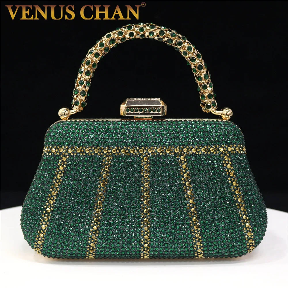 Celeste Crystal Evening Clutch