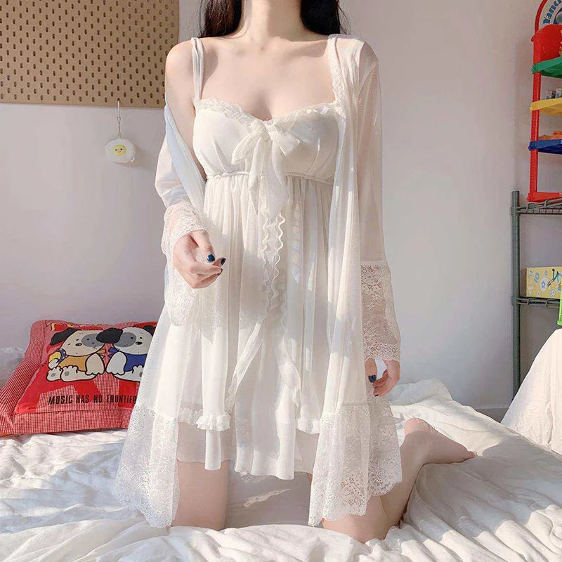 Amour Satin Robe Set