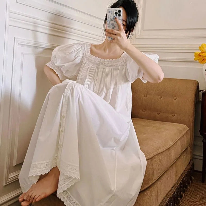 Velvet Kiss Lace Nightgown