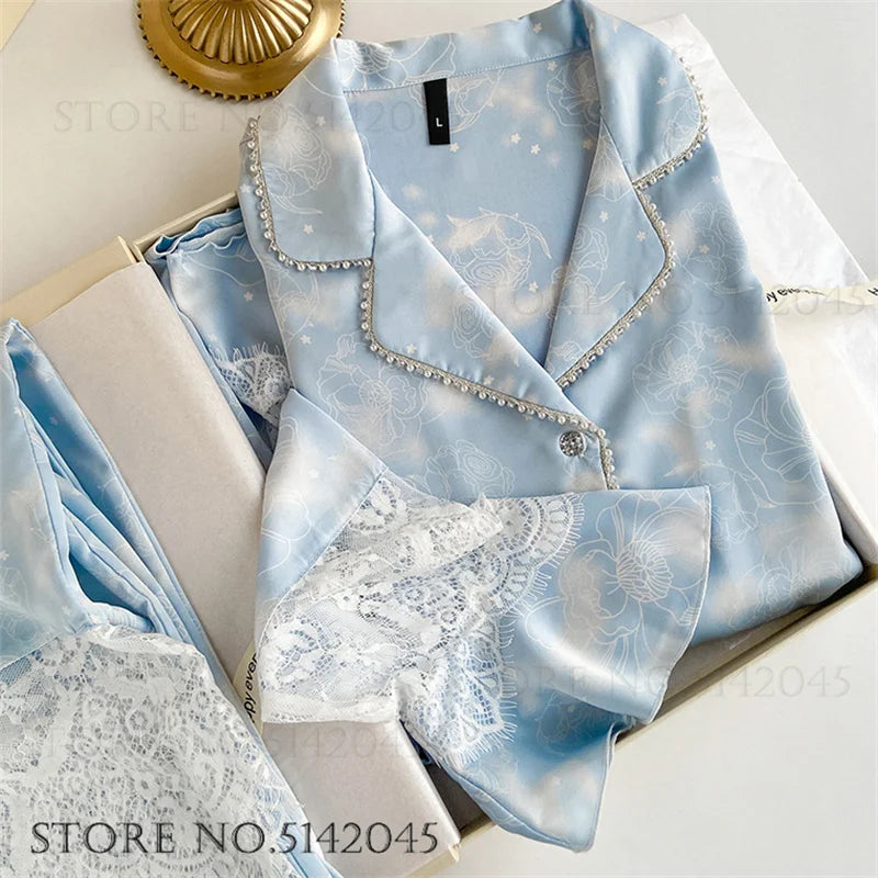Satinée Satin Lounge Set