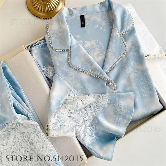Satinée Satin Lounge Set
