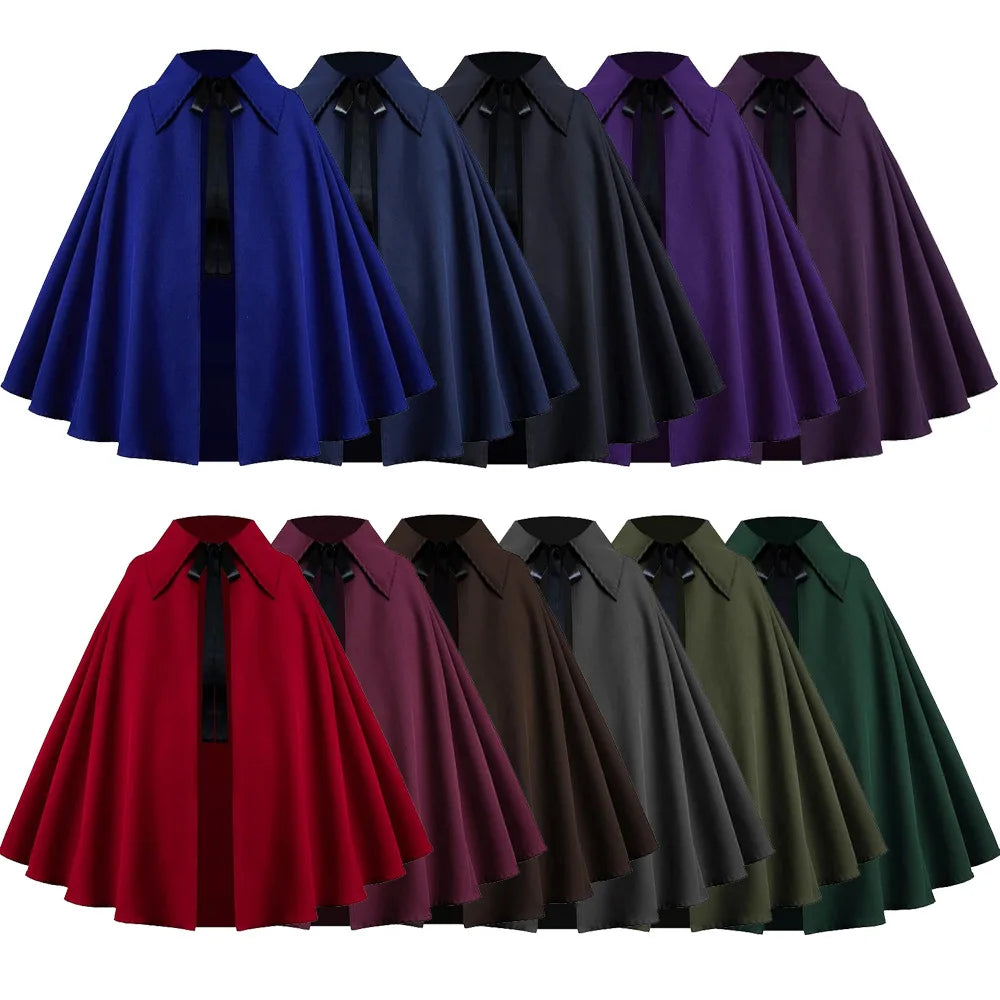 Dark Romance Hooded Costume Cloak