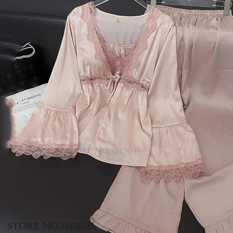 Petale Satin Lounge Set