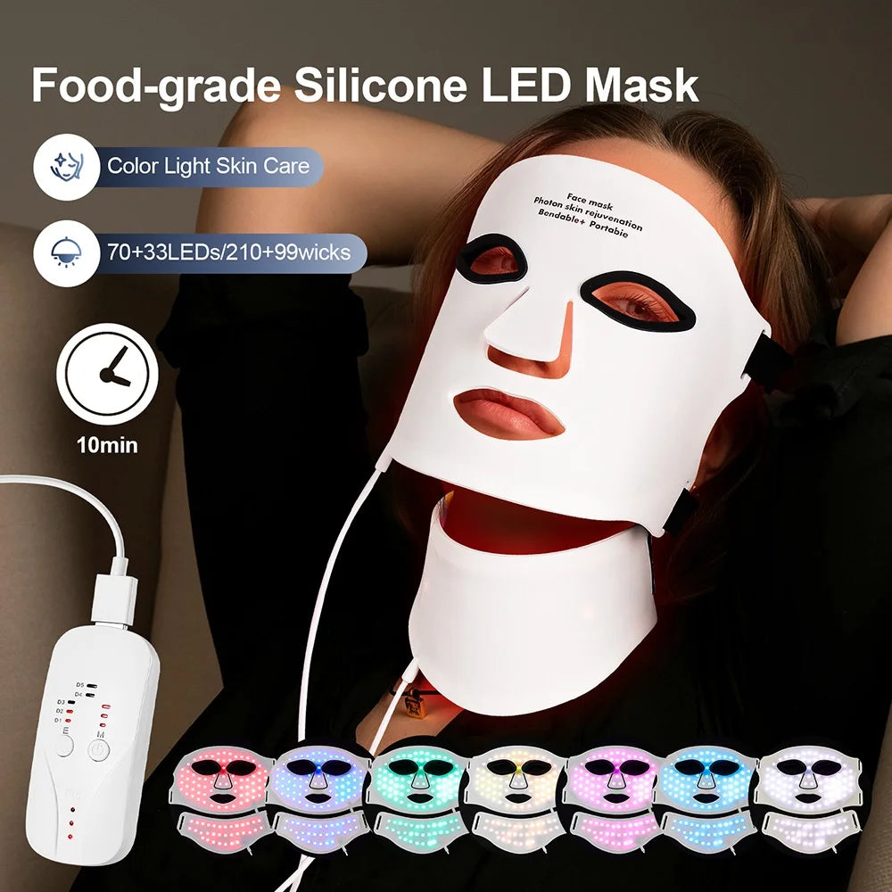 Lumiere LED Neck LED Facial Mask