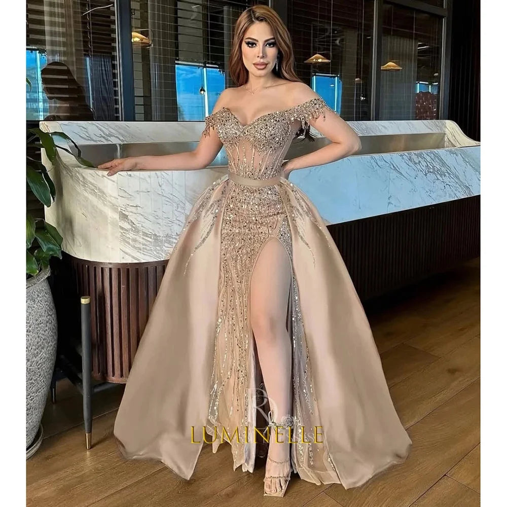Camille Embellished Evening Gown