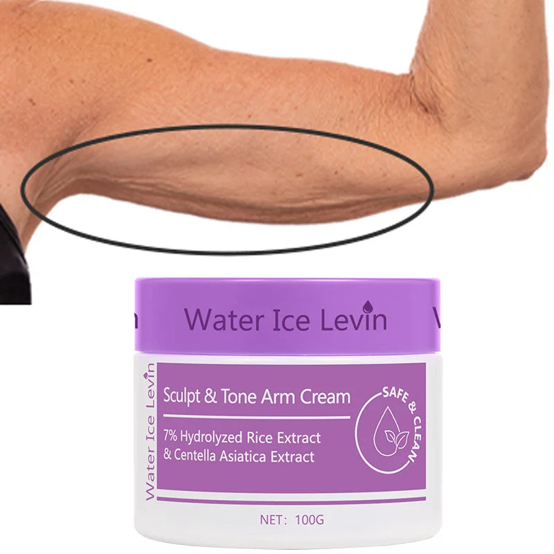 Sculpt & Tone Arm Firming Cream 100G, with 7% Rice Extract & Centella, Body Moisturizer for Skin Tightening, Fast Shipping