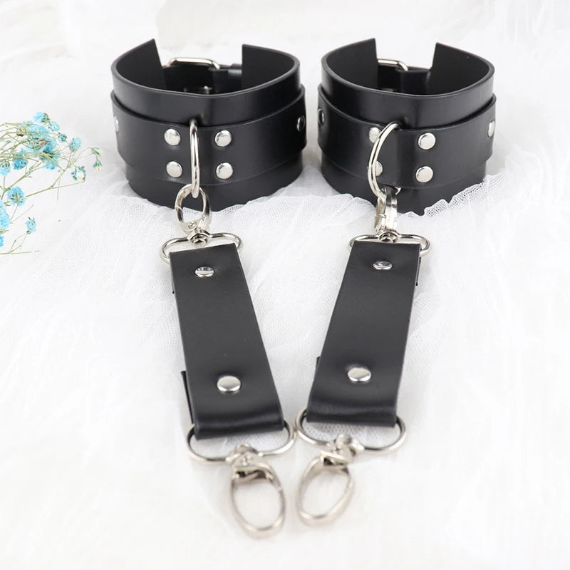 PU Leather Harness Garters Sexy Lingerie Women Bdsm Bondage Body Belt Harajuku Gothic Clothes Erotic Corset Harness Belts