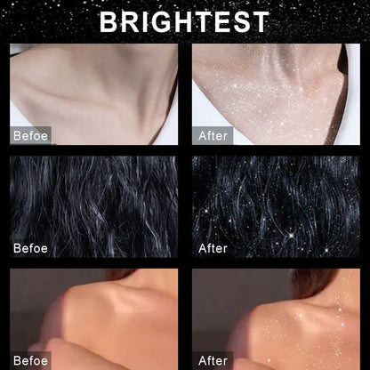 100Ml High Gloss Glitter Spray Shiny Sparkling Effect for Body Hair Clothes - Multi-Use Sparkle Spray