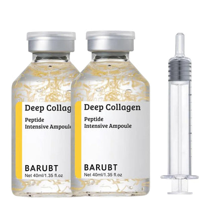 Korean Silk Collagen Essence Serum Deep Peptide Intensive Revitalizing Face Cream Anti-Wrinkle Firming Lifting Skin Care 40Ml
