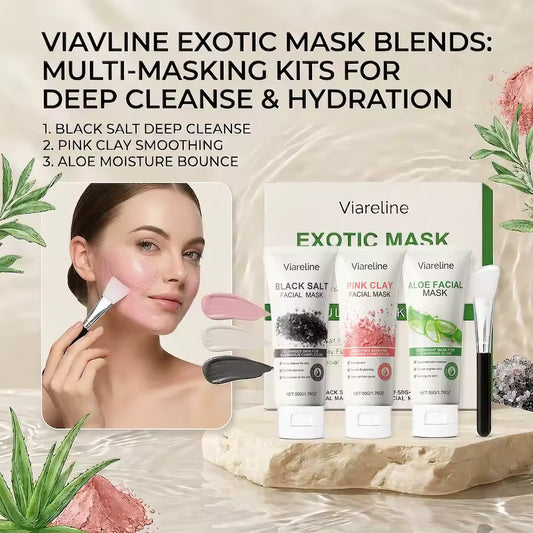 Viareline 3-Piece Multi-Masking Facial Set