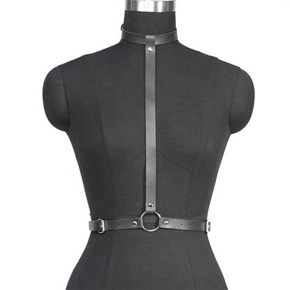 PU Leather Harness Garters Sexy Lingerie Women Bdsm Bondage Body Belt Harajuku Gothic Clothes Erotic Corset Harness Belts