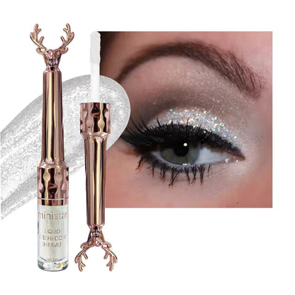 Liquid Eyeshadow High Pigment Waterproof Lasting Not Easy to Fade Pearl Glitter Portable Delicate Women'S Eye Makeup Halloween