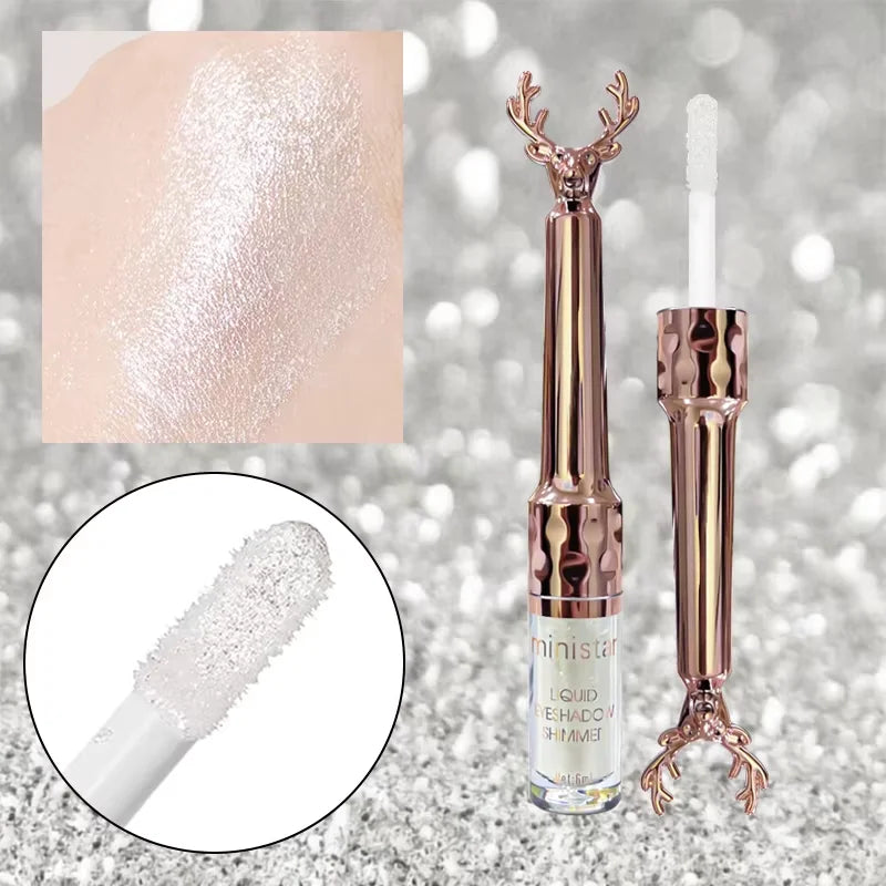 Liquid Eyeshadow High Pigment Waterproof Lasting Not Easy to Fade Pearl Glitter Portable Delicate Women'S Eye Makeup Halloween