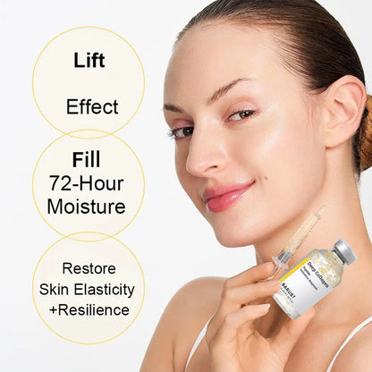 Korean Silk Collagen Essence Serum Deep Peptide Intensive Revitalizing Face Cream Anti-Wrinkle Firming Lifting Skin Care 40Ml