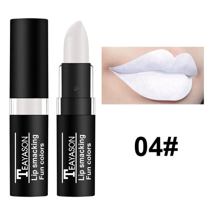 Matte Lipsticks 12 Colors Waterproof Long Lasting Lip Stain Non-Stick Cup Sexy Red Black Lipstick Pigment Lip Cosmetics