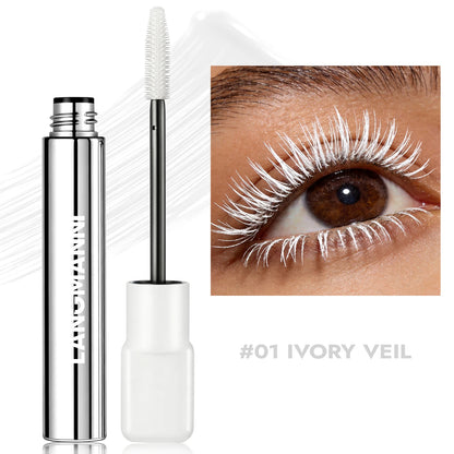 Silk Fiber Matte Blue Mascara Colorful Big Brush Lengthen Eyelashes Waterproof Lasting Fast Dry Greenpink Curling Mascara Makeup