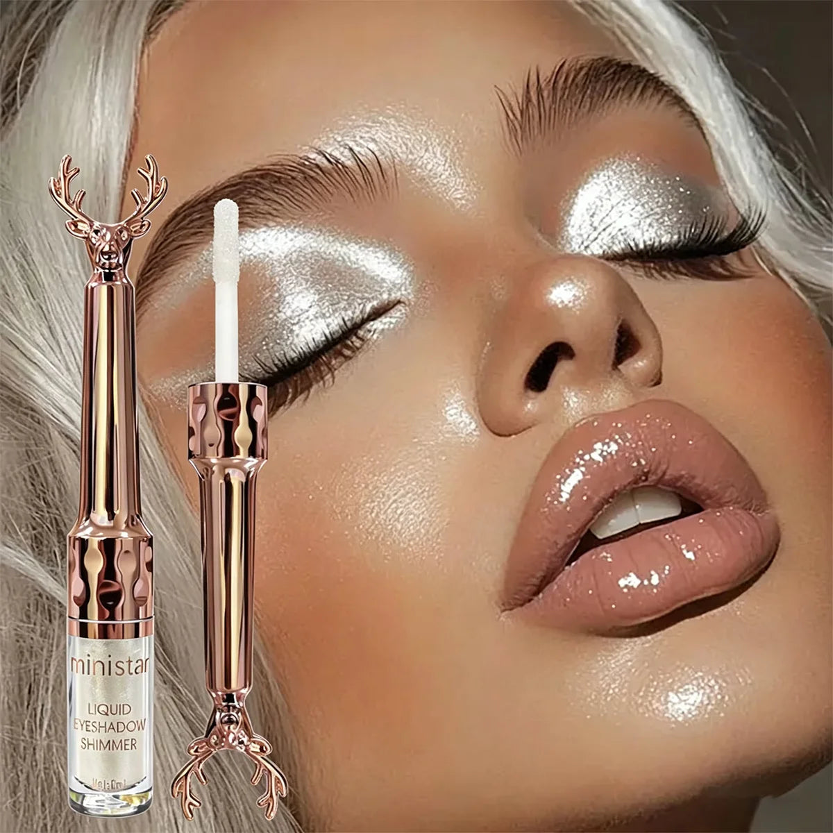 Liquid Eyeshadow High Pigment Waterproof Lasting Not Easy to Fade Pearl Glitter Portable Delicate Women'S Eye Makeup Halloween
