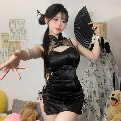 Cheongsam Dress Female Sexy Underwear Cheongsam Uniform Anime Nightclub