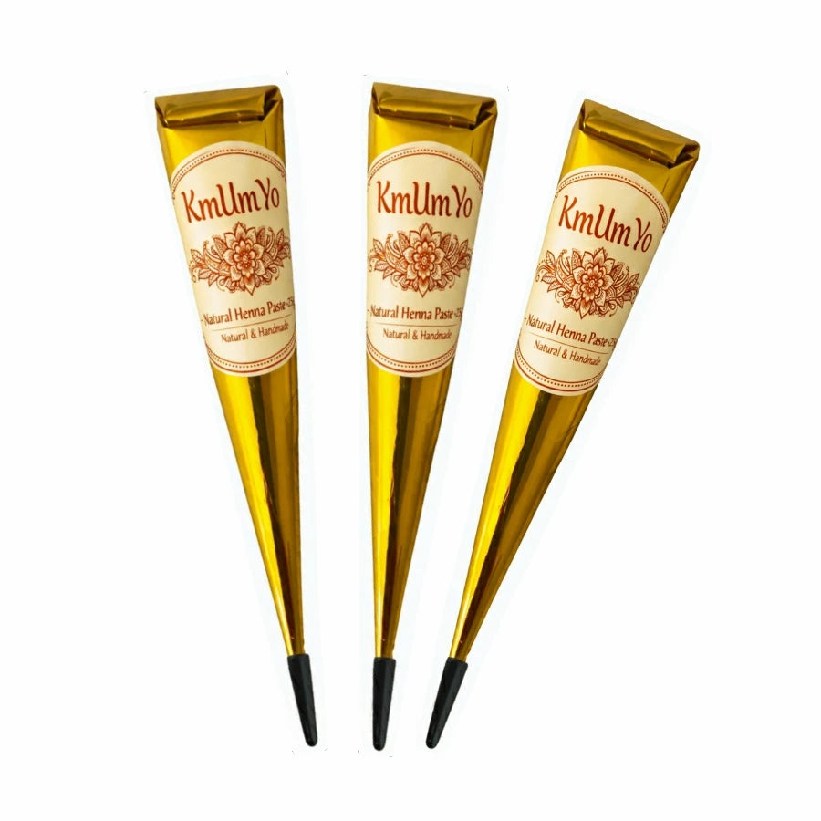 1/3Pcs Henna, Brown, Black, Red, Henna, Temporary Henna ,Semi-Permanent Henna Henna Art