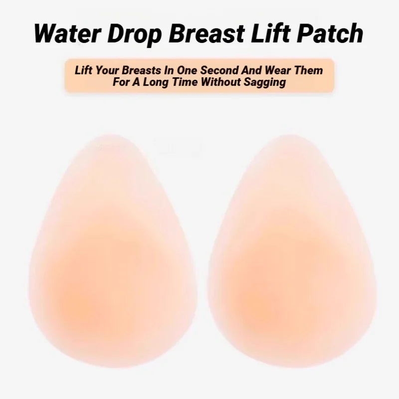 Invisible Self-Adhesive Nipple Covers Anti-Friction Washable Perfect for Summer Swimwear Beach Pool & Daily Wear Drop-Shaped