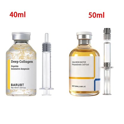 Korean Silk Collagen Essence Serum Deep Peptide Intensive Revitalizing Face Cream Anti-Wrinkle Firming Lifting Skin Care 40Ml